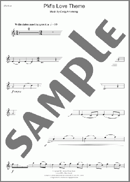 P.M.'s Love Theme (from Love Actually)(Craig Armstrong) 楽譜 クラリネット ダウンロード