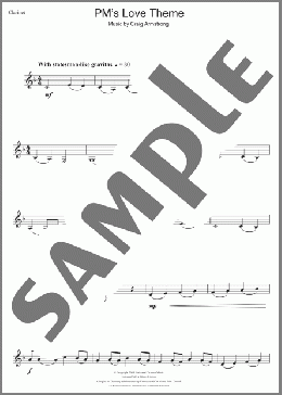 P.M.'s Love Theme (from Love Actually)(Craig Armstrong) 楽譜 クラリネット ダウンロード