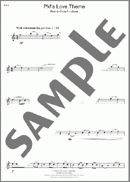P.M.'s Love Theme (from Love Actually)(Craig Armstrong) 楽譜 フルート ダウンロード
