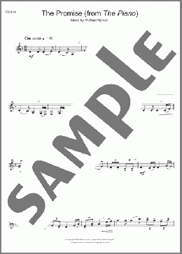The Promise (from The Piano)(Michael Nyman) 楽譜 クラリネット ダウンロード