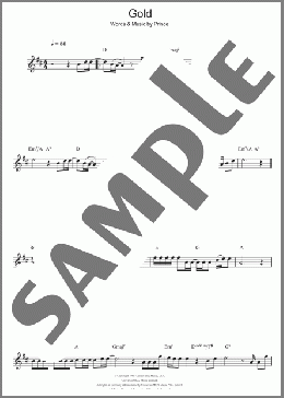 Gold(Prince) 楽譜 フルート ダウンロード