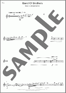 Band Of Brothers(Michael Kamen) 楽譜 フルート ダウンロード