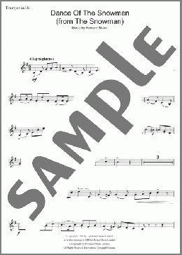 Dance Of The Snowmen (from The Snowman)(Howard Blake) 楽譜 トランペット（ソロ） ダウンロード