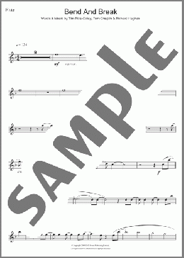 Bend And Break(Keane) 楽譜 フルート ダウンロード