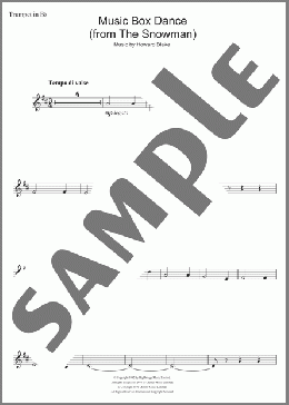Music Box Dance (from The Snowman)(Howard Blake) 楽譜 トランペット（ソロ） ダウンロード