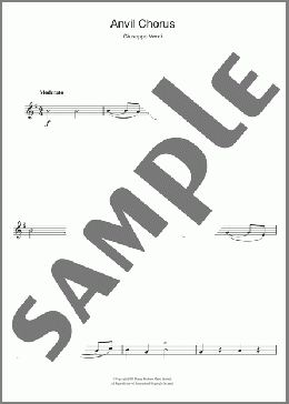 Anvil Chorus (from Il Trovatore)(Giuseppe Verdi) 楽譜 クラリネット ダウンロード