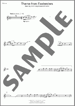 Theme from EastEnders(Simon May) 楽譜 クラリネット ダウンロード