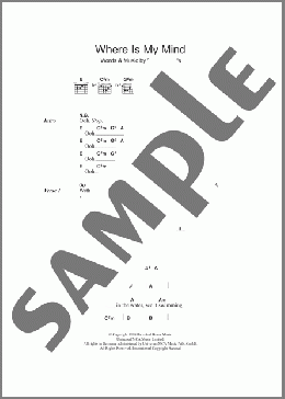 Where Is My Mind?(Pixies) 楽譜 ギター（コード） ダウンロード