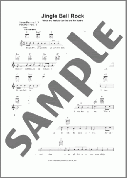 Jingle Bell Rock(Bobby Helms) 楽譜 メロディ ダウンロード