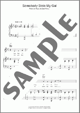 Somebody Stole My Gal(Leo Wood) 楽譜 その他 ダウンロード