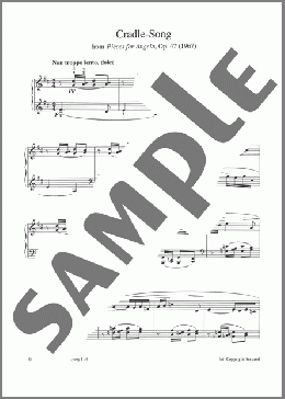 Cradle Song (from Pieces For Angela, Opus 47)(Kenneth Leighton) 楽譜 ピアノ（ソロ） ダウンロード
