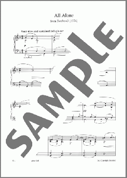 All Alone (from Twelve-O)(Robert Walker) 楽譜 ピアノ（ソロ） ダウンロード
