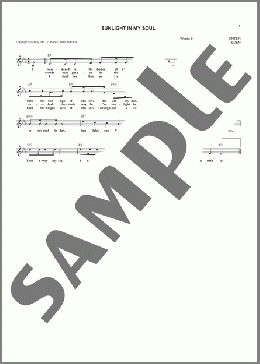 Sunlight In My Soul(Winfield S. Weeden) 楽譜 その他 ダウンロード