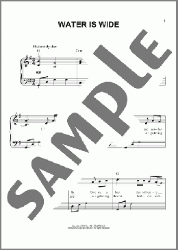 Water Is Wide(Traditional) 楽譜 その他 ダウンロード