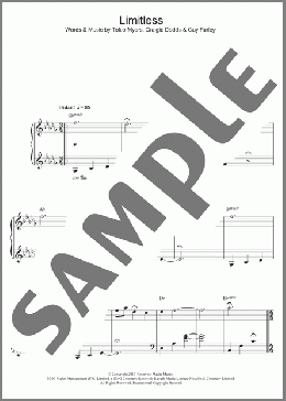 Limitless(Tokio Myers) 楽譜 ピアノ（ソロ） ダウンロード