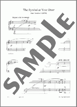 The Symbol At Your Door (from Twelve-O)(Robert Walker) 楽譜 ピアノ（ソロ） ダウンロード