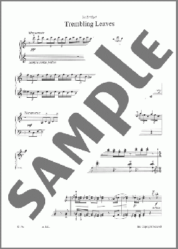 Trembling Leaves(Stanley Glasser) 楽譜 ピアノ（ソロ） ダウンロード