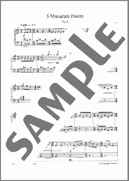 Five Miniature Pieces: No. 5(Edward McGuire) 楽譜 ピアノ（ソロ） ダウンロード