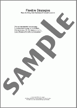 Flexible Strategies(The Police) 楽譜 ギター（コード） ダウンロード