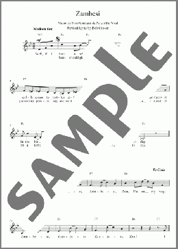 Zambesi(Nico Carstens) 楽譜 その他 ダウンロード