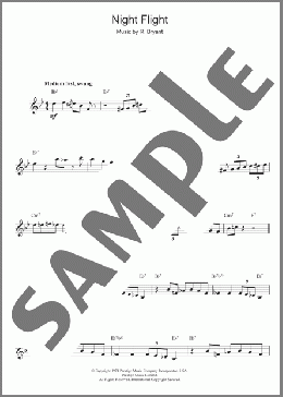 Night Flight(Rusty Bryant) 楽譜 その他 ダウンロード