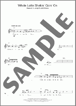 Whole Lotta Shakin'(Dave Williams) 楽譜 その他 ダウンロード