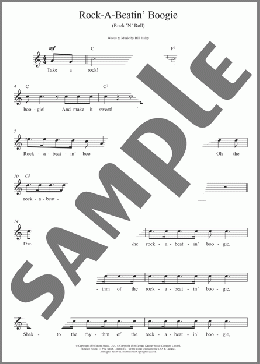 Rock A Beatin Boogie(Bill Haley) 楽譜 その他 ダウンロード