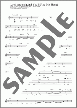 Look Around (And You'll Find Me There) (from Love Story)(Francis Lai) 楽譜 その他 ダウンロード