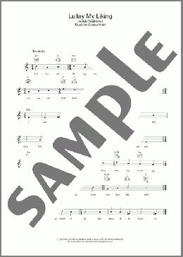 Lullay My Liking(Traditional) 楽譜 その他 ダウンロード