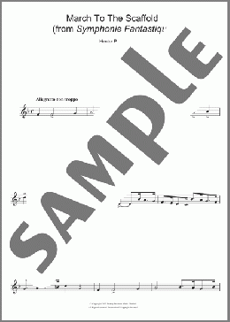 Symphonie Fantastique (4th Movement: March To The Scaffold)(Hector Berlioz) 楽譜 クラリネット ダウンロード