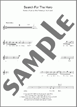 Search For The Hero(M People) 楽譜 フルート ダウンロード