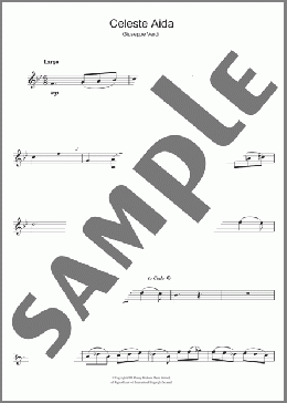 Celeste Aida (from Aida)(Giuseppe Verdi) 楽譜 フルート ダウンロード