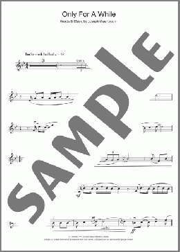 Only For A While(Toploader) 楽譜 バイオリン ダウンロード