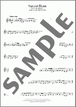 Natural Blues(Moby) 楽譜 トランペット（ソロ） ダウンロード