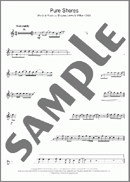 Pure Shores(All Saints) 楽譜 フルート ダウンロード