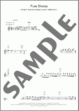 Pure Shores(All Saints) 楽譜 ソプラノサックス（ソロ） ダウンロード