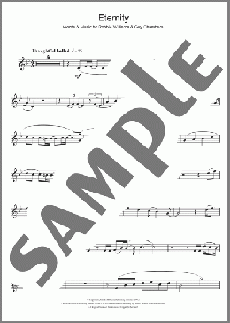 Eternity(Robbie Williams) 楽譜 フルート ダウンロード