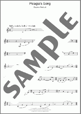 Pelagia's Song (from Captain Corelli's Mandolin)(Stephen Warbeck) 楽譜 バイオリン ダウンロード