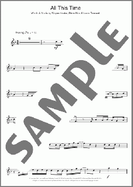 All This Time(Michelle McManus) 楽譜 フルート ダウンロード