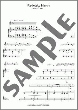 Radetzky March Op. 228(Johann Strauss I) 楽譜 クラリネット ダウンロード