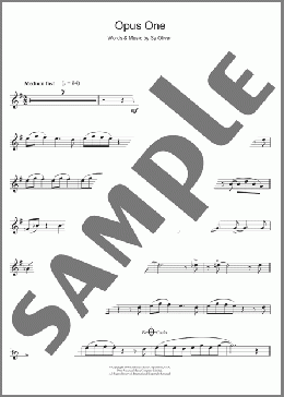 Opus One(Tommy Dorsey) 楽譜 クラリネット ダウンロード
