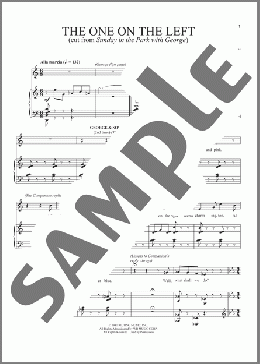 The One On The Left(Stephen Sondheim) 楽譜 ピアノ & ボーカル ダウンロード