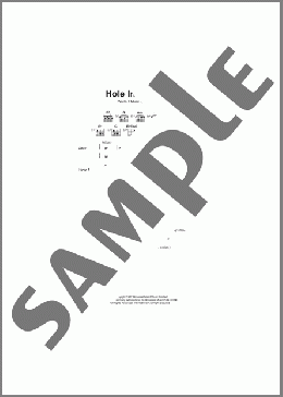 Hole In My Shoe(Traffic) 楽譜 ギター（コード） ダウンロード