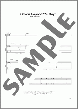 Seven Impossible Days(Mr. Big) 楽譜 ギター（ソロ） ダウンロード