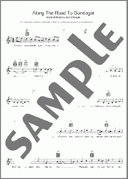 Along The Road To Gundagai(Traditional) 楽譜 その他 ダウンロード