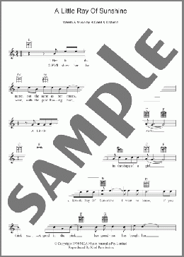 A Little Ray Of Sunshine(Axiom) 楽譜 その他 ダウンロード
