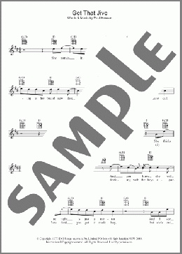 Get That Jive(Dragon) 楽譜 その他 ダウンロード