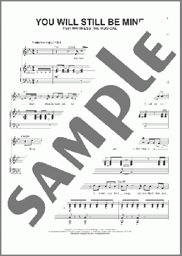 You Will Still Be Mine (from Waitress The Musical)(Sara Bareilles) 楽譜 ピアノ & ボーカル ダウンロード