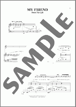 My Friend(Cy Coleman) 楽譜 その他 ダウンロード