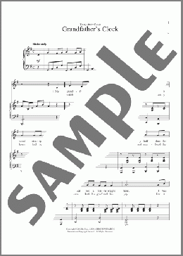 Grandfather's Clock(Joan Frey Boytim) 楽譜 その他 ダウンロード
